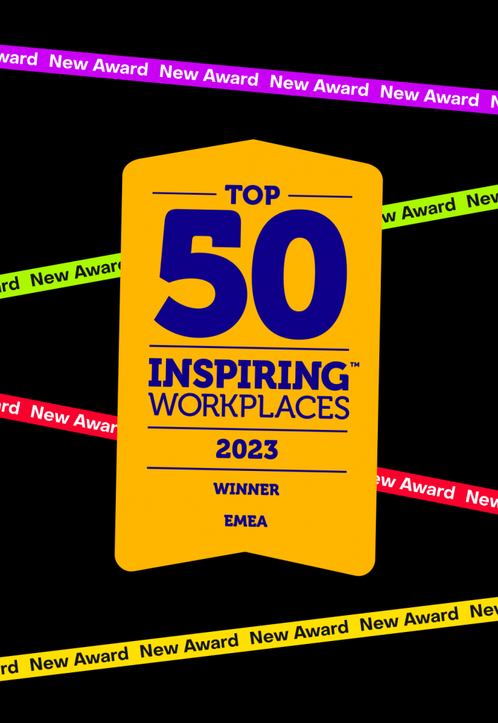 Inspiring Workplaces Award Winner for EMEA