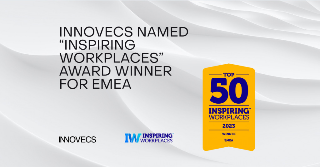 Innovecs Named a Winner in the 2023 Inspiring Workplaces Awards for EMEA