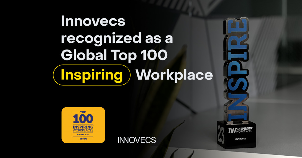 Innovecs Ranked 25th in the Global Top 100 Inspiring Workplaces List