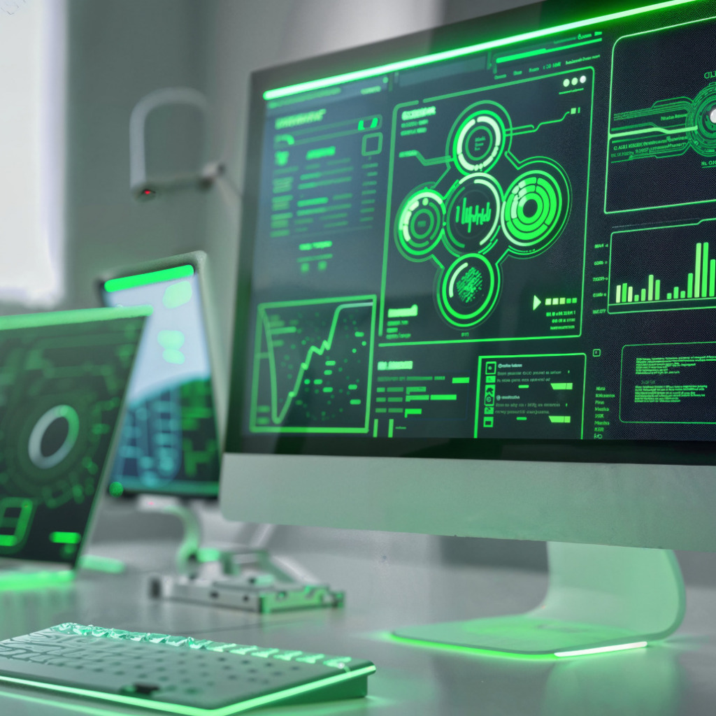 green monitor