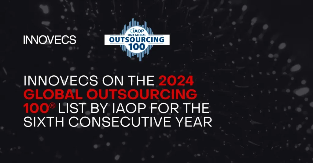 Innovecs Named on 2024 Global Outsourcing 100 Companies According to IAOP®