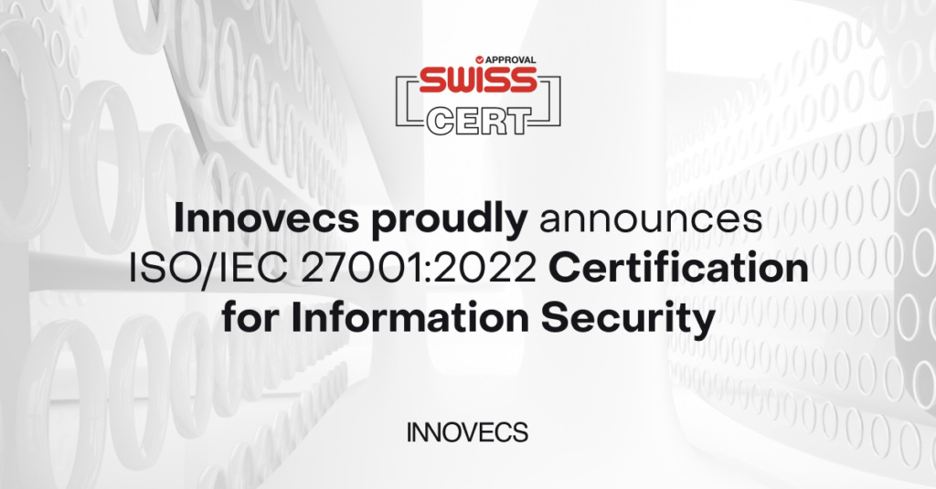 Innovecs Achieves ISO/IEC 27001:2022 Certification