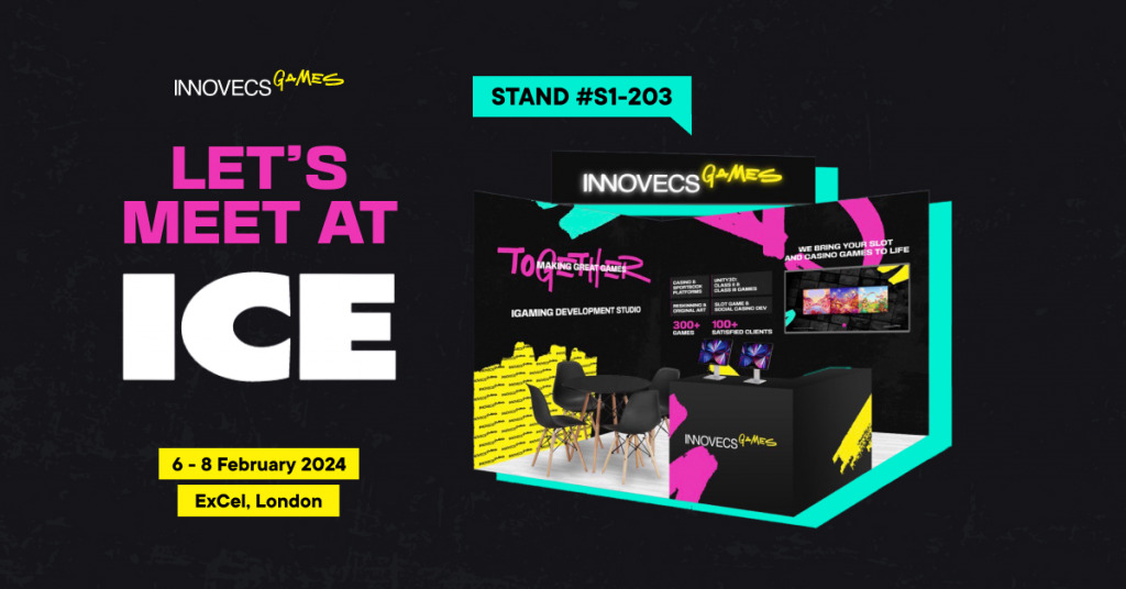 Innovecs Games To Showcase Its IGaming Offerings At ICE 2024   Blog Ice London 2024 3 1024x536 